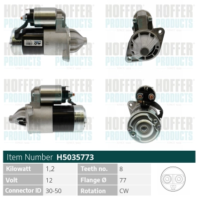 Démarreur HOFFER H5035773