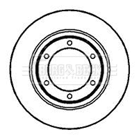 Disque de frein BORG & BECK BBD4884