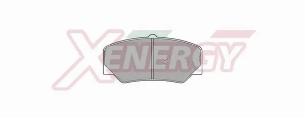 Kit de plaquettes de frein, frein à disque AP XENERGY X40204