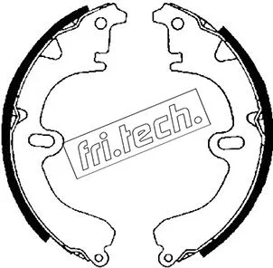 Jeu de mâchoires de frein fri.tech. 1115.271