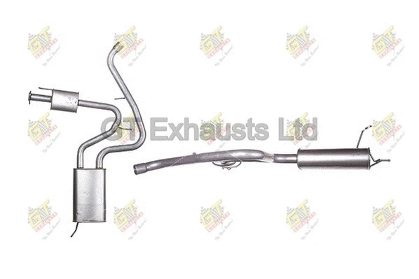 Silencieux arrière GT Exhausts GPG844
