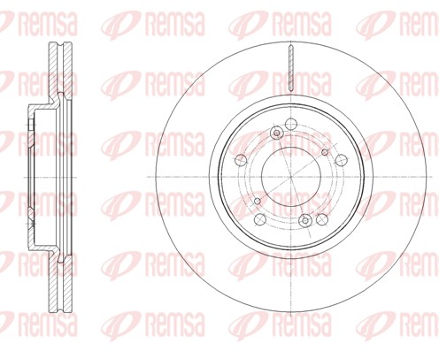 Disque de frein REMSA 62108.10
