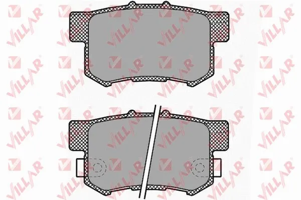 Kit de plaquettes de frein, frein à disque VILLAR 626.1423