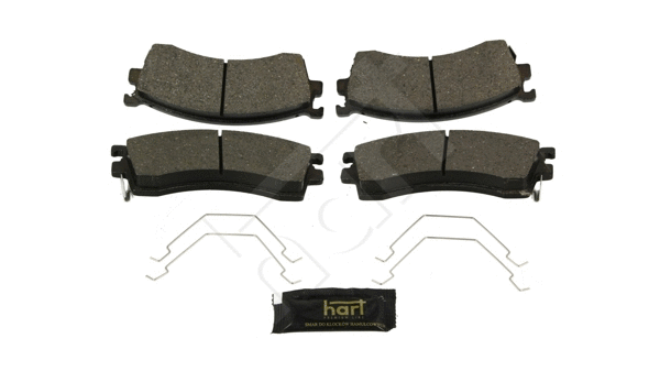 Kit de plaquettes de frein, frein à disque HART 252 330