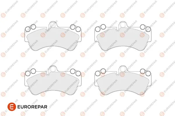 Kit de plaquettes de frein, frein à disque EUROREPAR 1686273580