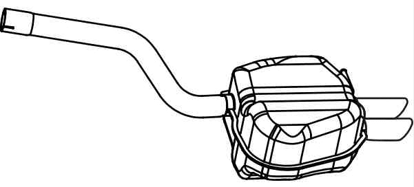 Silencieux arrière VEGAZ GmbH VS-558