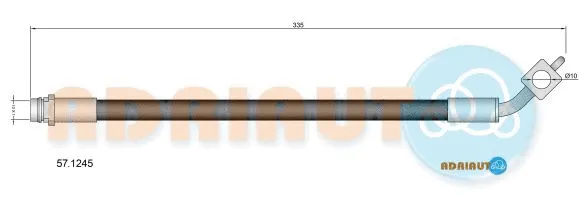 Flexible de frein ADRIAUTO 57.1245