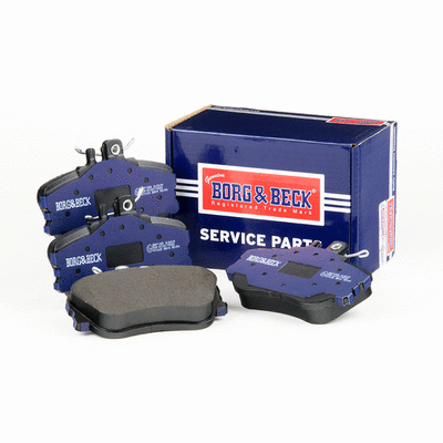 Kit de plaquettes de frein, frein à disque BORG & BECK BBP1388