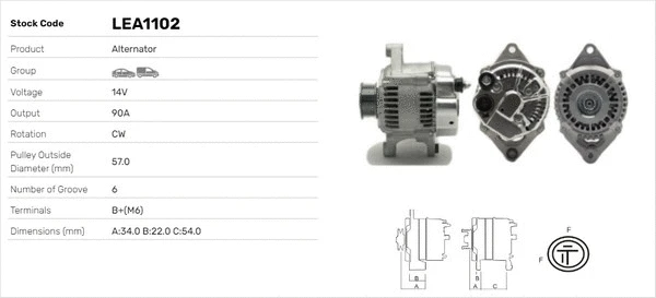 Alternateur LUSA LEA1102