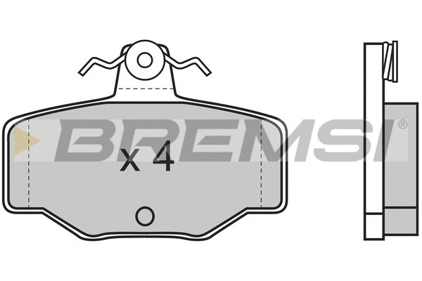 Kit de plaquettes de frein, frein à disque BREMSI BP2471
