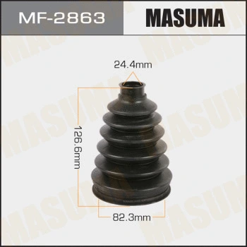 Jeu de joints-soufflets, arbre de commande MASUMA MF-2863