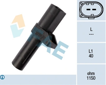 Capteur d'angle, vilebrequin FAE 79202