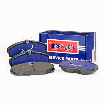 Kit de plaquettes de frein, frein à disque BORG & BECK BBP2150