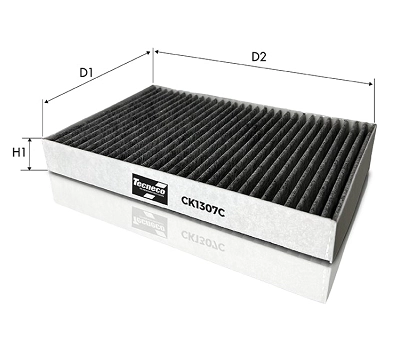 Filtre, air de l'habitacle TECNECO FILTERS CK1307C