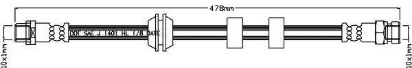 Flexible de frein JURATEK JBH1002