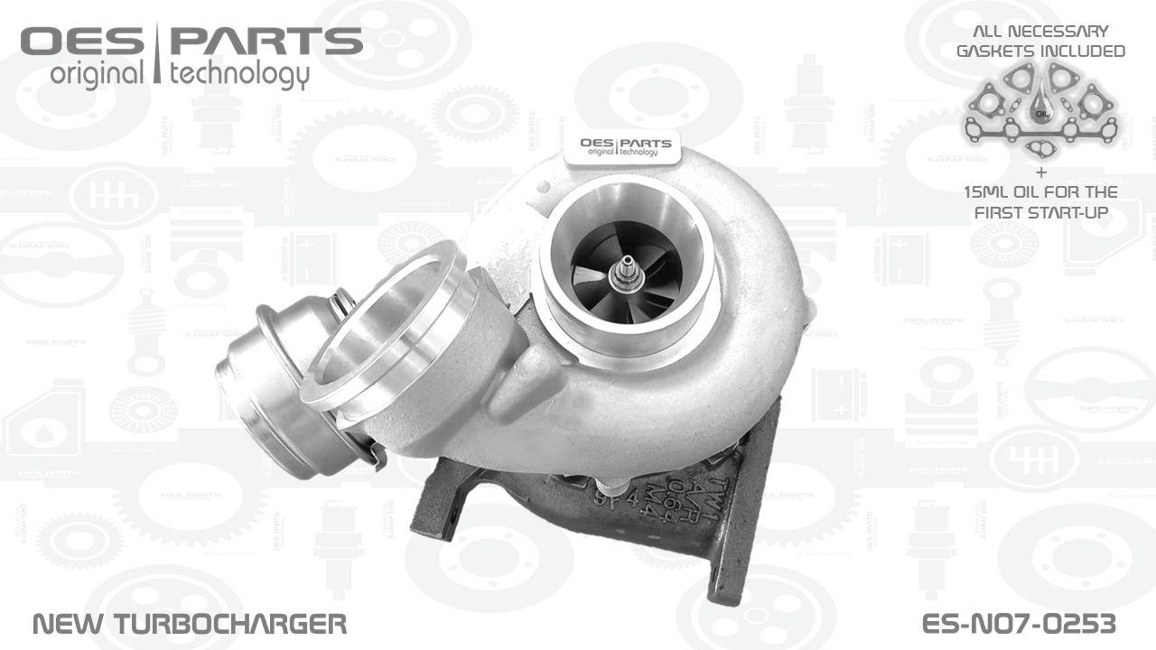 Turbocompresseur, suralimentation OES PARTS ES-N07-0253
