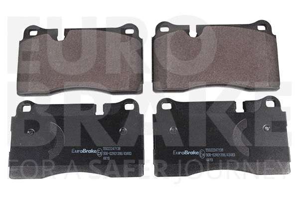 Kit de plaquettes de frein, frein à disque EUROBRAKE 55022247138