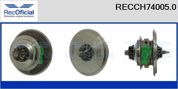 Groupe carter, turbocompresseur RECOFICIAL RECCH74005.0