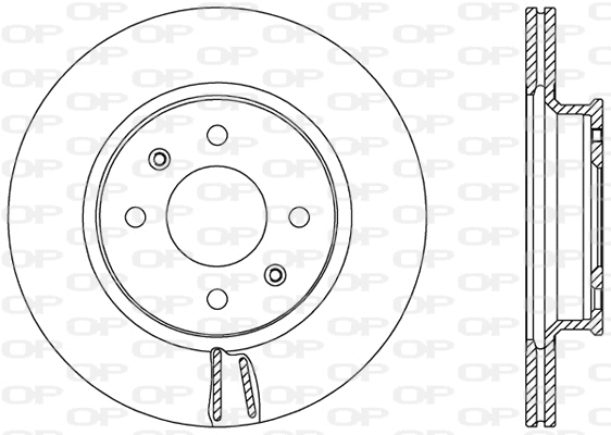 Disque de frein OPEN PARTS BDA2601.20