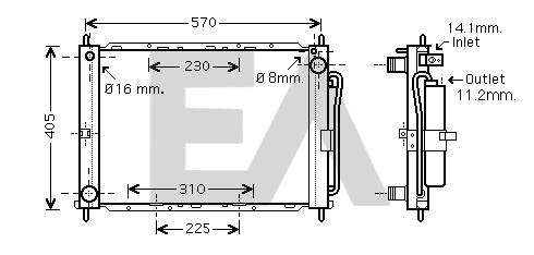 Module de refroidissement EACLIMA 38F18001