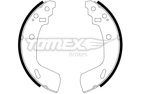 Jeu de mâchoires de frein TOMEX Brakes TX 23-14