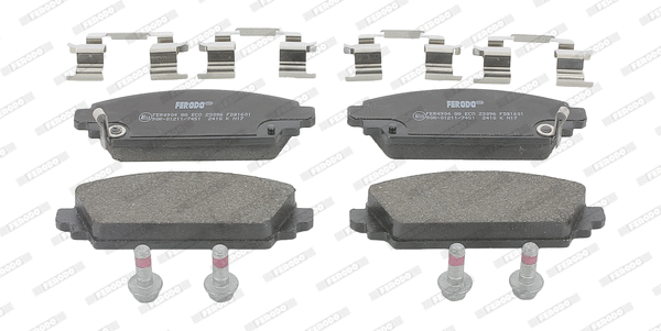 Kit de plaquettes de frein, frein à disque FERODO FDB1601
