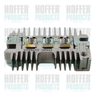 Pont de diodes, alternateur HOFFER 52316