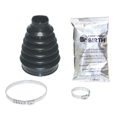 Jeu de joints-soufflets, arbre de commande BIRTH 7563/KM