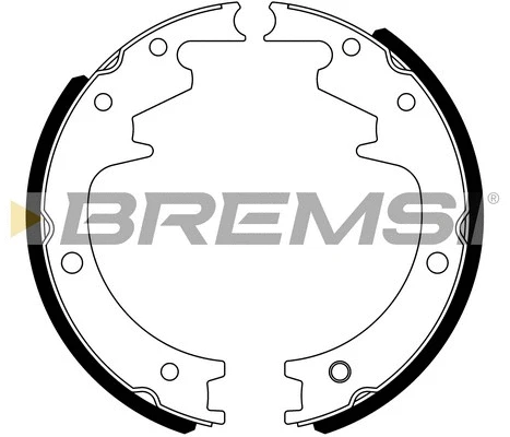 Jeu de mâchoires de frein BREMSI GF0835