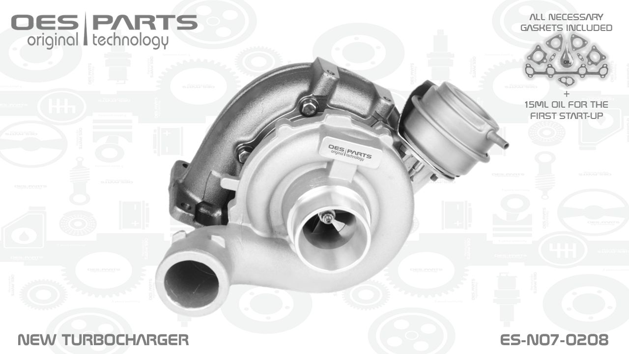 Turbocompresseur, suralimentation OES PARTS ES-N07-0208