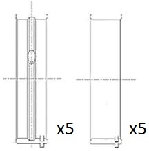 Coussinet de paliers de vilebrequin FAI AutoParts BM1047-STD