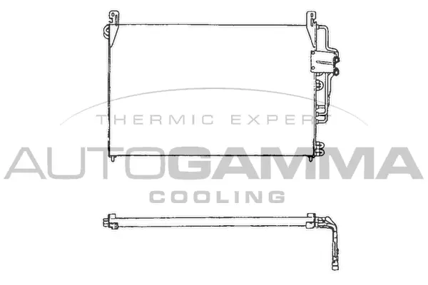 Condenseur, climatisation AUTOGAMMA 101712