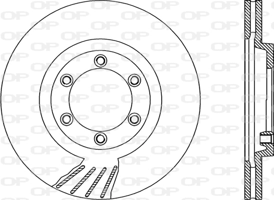 Disque de frein OPEN PARTS BDR1913.20