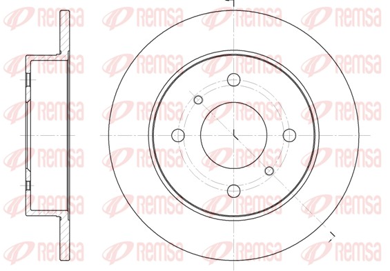 Disque de frein REMSA 6200.00