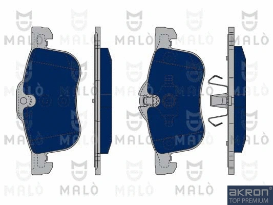 Kit de plaquettes de frein, frein à disque AKRON-MALÒ 1050241