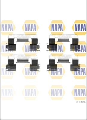 Kit d'accessoires, plaquette de frein à disque NAPA NFK1386