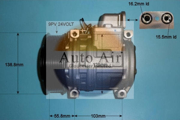 Compresseur, climatisation AUTO AIR GLOUCESTER 14-0270