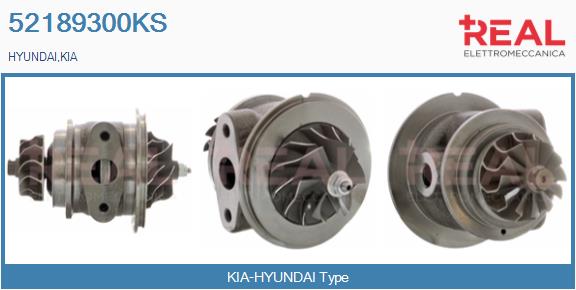 Groupe carter, turbocompresseur REAL 52189300KS