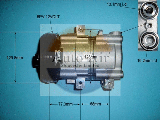 Compresseur, climatisation AUTO AIR GLOUCESTER 14-1843