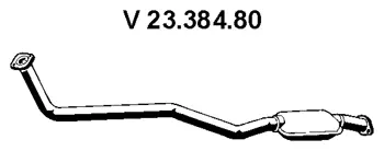 Silencieux avant EBERSPÄCHER 23.384.80