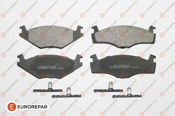 Kit de plaquettes de frein, frein à disque EUROREPAR 1617270580