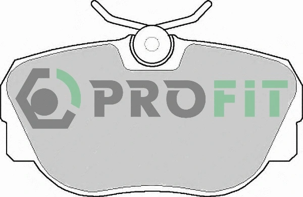 Kit de plaquettes de frein, frein à disque PROFIT 5000-0660