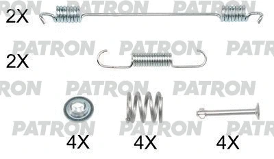 Kit d'accessoires, mâchoire de frein PATRON PSRK0242
