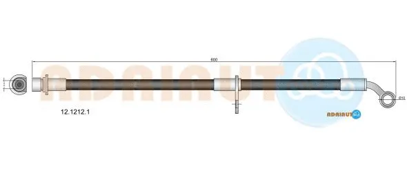 Flexible de frein ADRIAUTO 12.1212.1