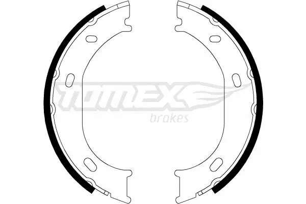 Jeu de mâchoires de frein TOMEX Brakes TX 21-17