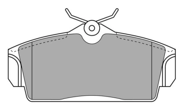 Kit de plaquettes de frein, frein à disque FREMAX FBP-1542