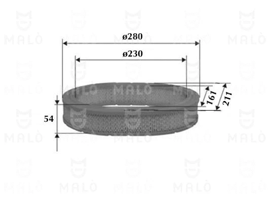 Filtre à air AKRON-MALÒ 1500531
