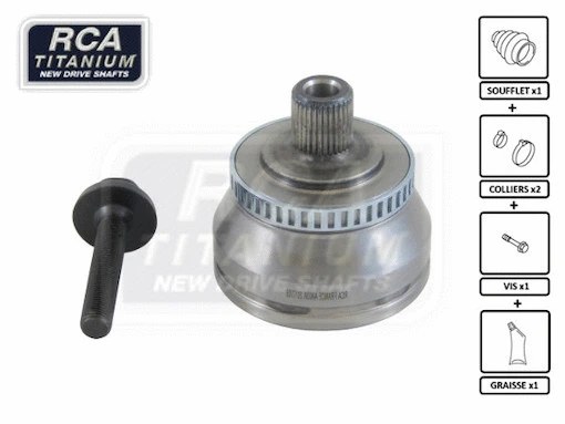 Jeu de joints, arbre de transmission RCA FRANCE AA03A