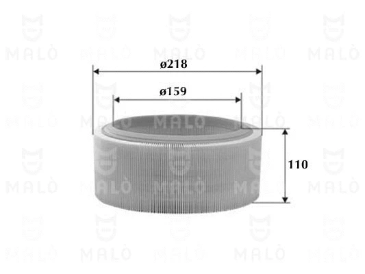 Filtre à air AKRON-MALÒ 1500377