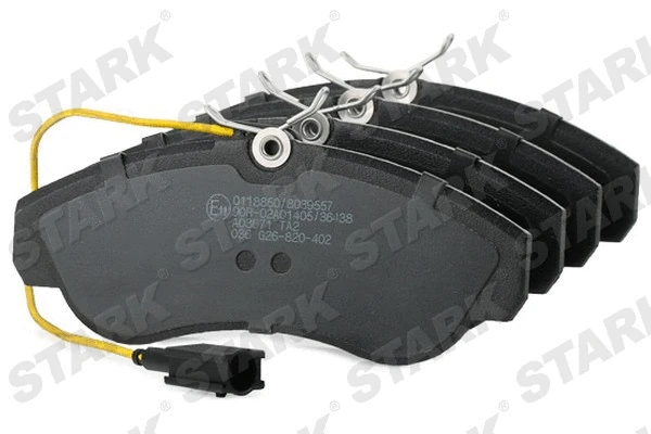 Kit de plaquettes de frein, frein à disque Stark SKBP-0011429